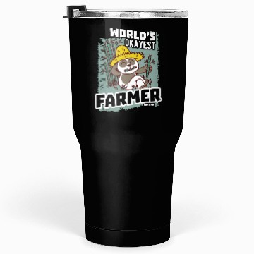 Discover World's Okayest Farmer Tumblers 30 Oz