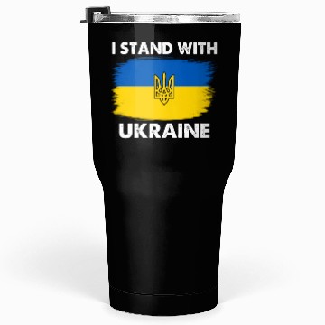 Discover I Stand with Ukraine Ukraine Flag Tumblers 30 Oz
