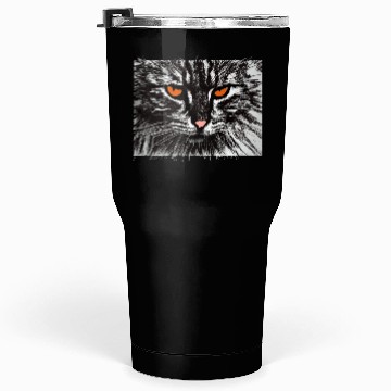 Discover funny cat face Tumblers 30 Oz