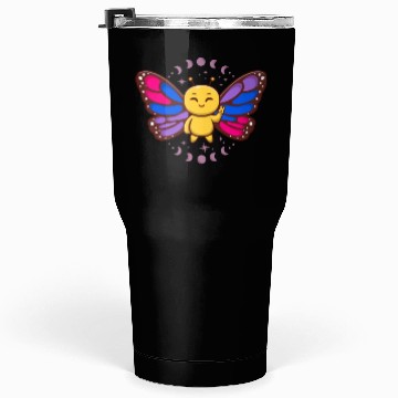 Discover Bisexual Flag Monarch Butterfly Insect Subtle Tumblers 30 Oz