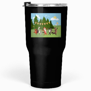 Discover Wild Animals: Forest Fiesta Tumblers 30 Oz