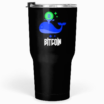Discover Bitcoin whale Tumblers 30 Oz