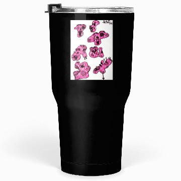 Discover pink zombies Tumblers 30 Oz
