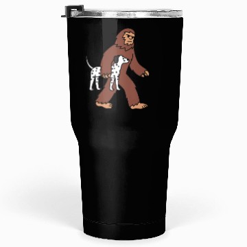 Discover Bigfoot Sasquatch Walking Dalmatian Tumblers 30 Oz