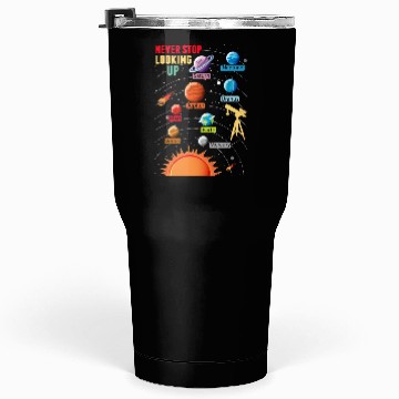 Discover Telescope Solar System Planets Astronomy Lover Tumblers 30 Oz