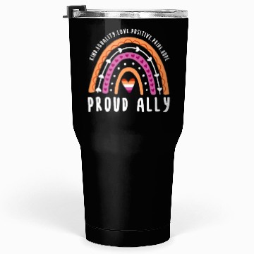 Discover Proud Ally Lesbian Pride Rainbow Tumblers 30 Oz