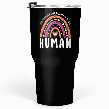 Discover Human Lesbian Pride Rainbow Tumblers 30 Oz