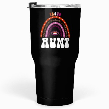 Discover Lesbian Rainbow Proud Aunt Lesbian Tumblers 30 Oz