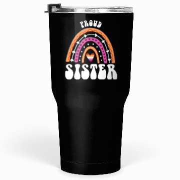 Discover Proud Sister Lesbian Pride Rainbow Tumblers 30 Oz