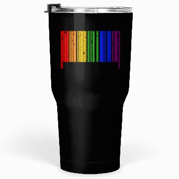 Discover LGBT Barcode Gay Pride Barcode Rainbow Tumblers 30 Oz