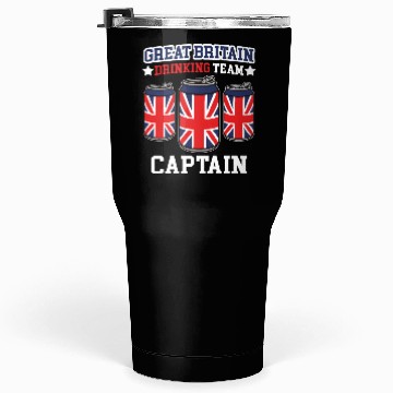 Discover Great Britain Drinking Team Captain Tumblers 30 Oz
