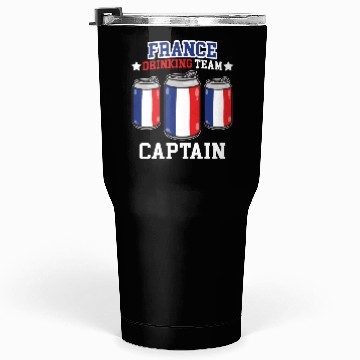 Discover France Drinking Team captain Tumblers 30 Oz