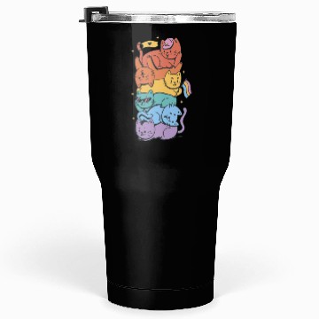 Discover Lgbtq cats cartoon Tumblers 30 Oz