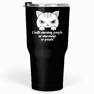 Discover I hate morning people... Morning Grumpy Cat Tumblers 30 Oz
