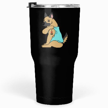 Discover I Love Dad German Shepherd Tumblers 30 Oz