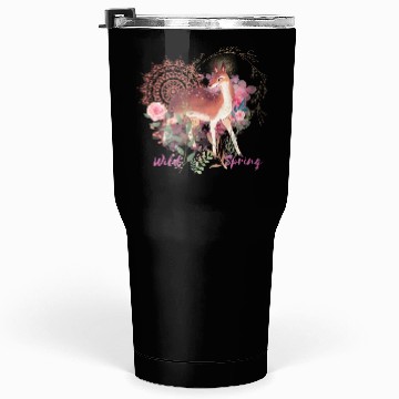 Discover Sweet Deer In Wild Spring - 7 Tumblers 30 Oz