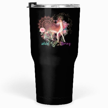 Discover Sweet Deer In Wild Spring - 13 Tumblers 30 Oz