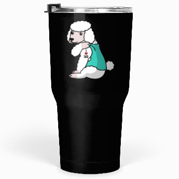 Discover I Love Dad Poodle Tumblers 30 Oz