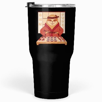Discover Sloth eating sushi Tumblers 30 Oz
