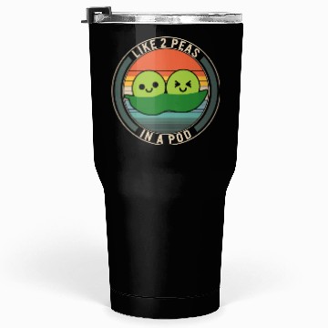 Discover Peas Vegetable Tumblers 30 Oz, Like 2 Peas In Pod,