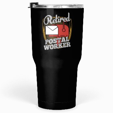 Discover Retired Postal Worker Postman Courier Mailman Tumblers 30 Oz