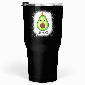Discover Cute Avocado Unicorn Design Tumblers 30 Oz