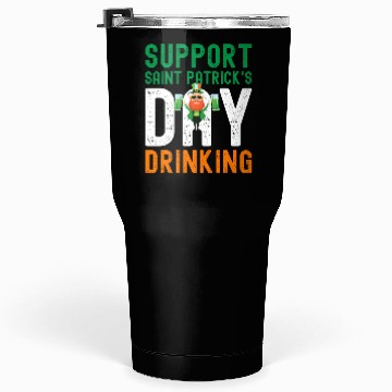Discover Support Saint Patrick's Day Drinking Tumblers 30 Oz