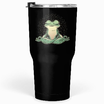 Discover Frog Making Yoga Tumblers 30 Oz