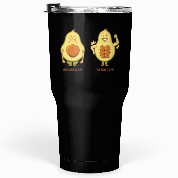 Discover Muscle Avocado Tumblers 30 Oz