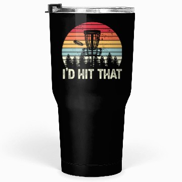 Discover Funny Disc Golf I'd Hit that Sunset Gift Tumblers 30 Oz