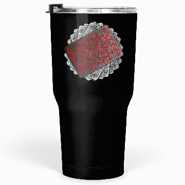 Discover Red Playing Card Deck Tumblers 30 Oz