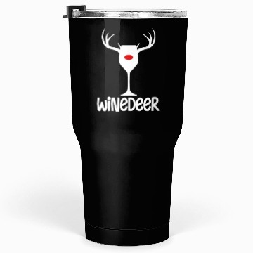 Discover Wine Deer Tumblers 30 Oz