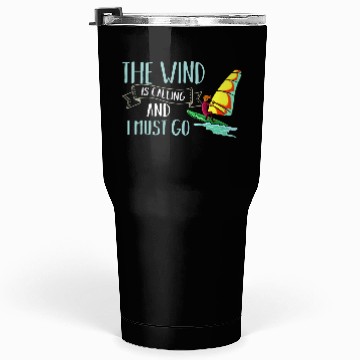 Discover Windsurfing Board Sail Paddle Windsurfer Tumblers 30 Oz