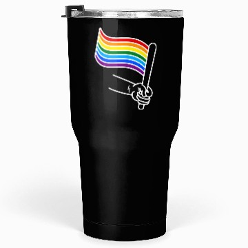 Discover LGBT pride rainbow heart Tumblers 30 Oz