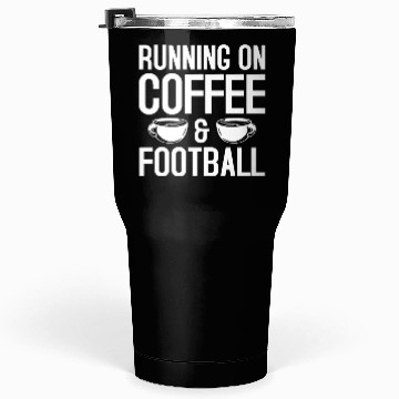Discover Coffee & Football Gift Tumblers 30 Oz