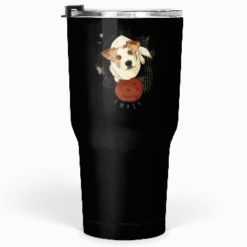 Discover dog waiting pizza Tumblers 30 Oz