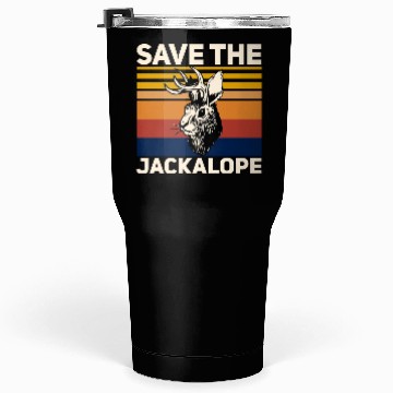 Discover Save The Jackalope , Vintage Retro Camping Lover Tumblers 30 Oz