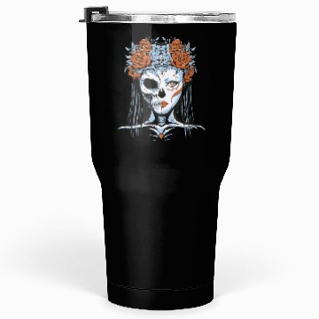 Discover Half skeleton dead bride Tumblers 30 Oz