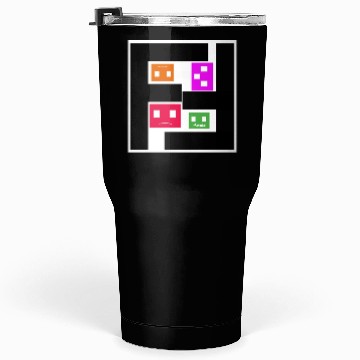 Discover Geometric Cubes In Game - multi-sided cubes Tumblers 30 Oz