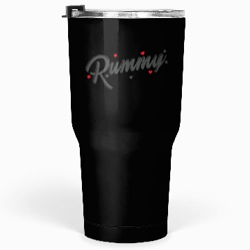Discover Rummy Hobby Card Game Romme playing Card Tumblers 30 Oz