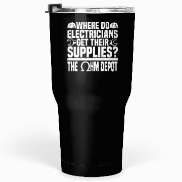 Discover Electrician Electrical Engineer Lineman Tumblers 30 Oz