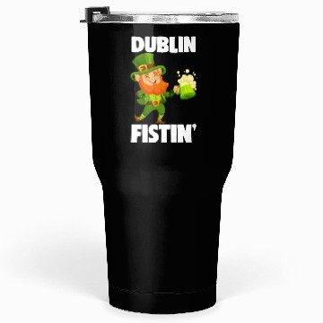 Discover Dublin Fistin St. Patrick's Day Drinking Tumblers 30 Oz