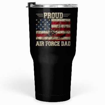 Discover Proud Air Force Dad Veteran Us Flag Tumblers 30 Oz
