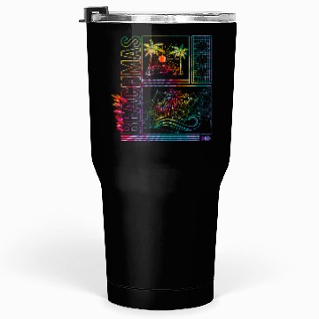 Discover Coastal Beach Christmas In July Tumblers 30 Oz, Merry