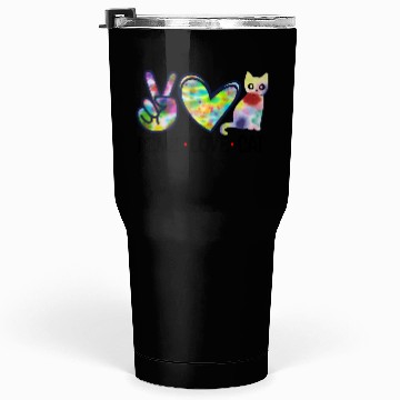 Discover Peace Love Cat Tumblers 30 Oz