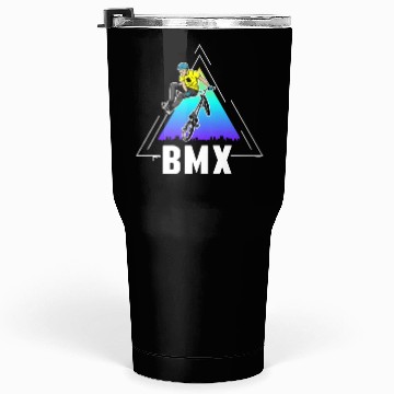 Discover Cool BMX Bike Boy Bicycle Freestyle Tumblers 30 Oz