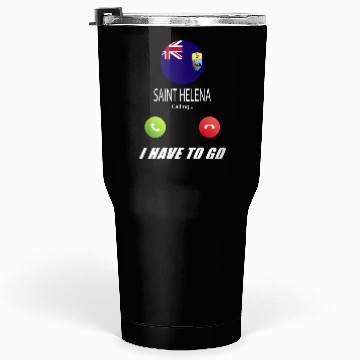 Discover SAINT HELENA is calling Is calling Flag Saying Tumblers 30 Oz