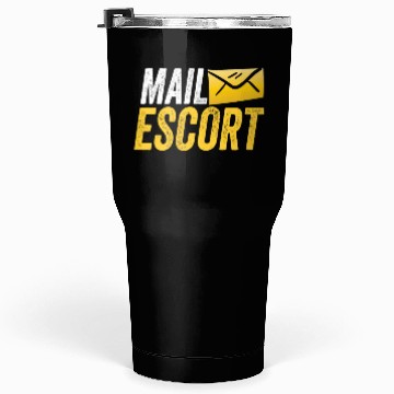 Discover Mail Escort Postal Worker Mailman Postman Tumblers 30 Oz