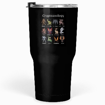 Discover Cryptozoology Cryptid Creatures Tumblers 30 Oz