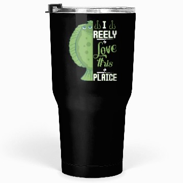 Discover Plaice Fish Tumblers 30 Oz